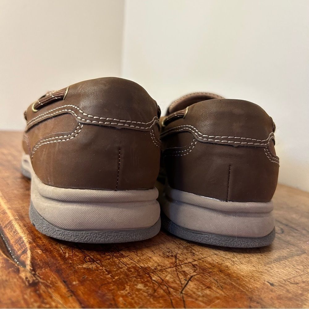 Florsheim kids brown leather loafers shoes boys sz 5 - Picture 5 of 14